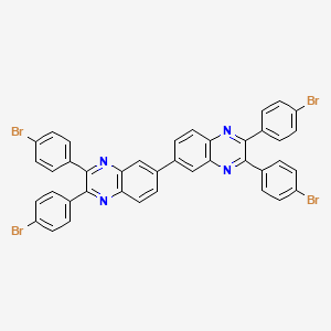 6,6'-Biquinoxaline, 2,2',3,3'-tetrakis(4-bromophenyl)-