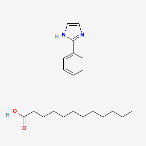 dodecanoic acid;2-phenyl-1H-imidazole