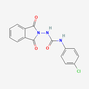 Urea, N-(4-chlorophenyl)-N'-(1,3-dihydro-1,3-dioxo-2H-isoindol-2-yl)-