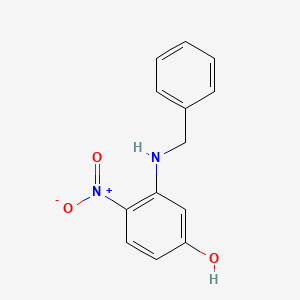 3-(Benzylamino)-4-nitrophenol