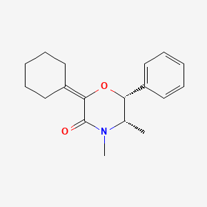 (5S,6R)-2-cyclohexylidene-4,5-dimethyl-6-phenylmorpholin-3-one