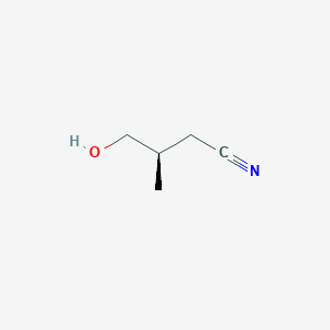 B14248216 (3R)-4-Hydroxy-3-methylbutanenitrile CAS No. 217189-83-8