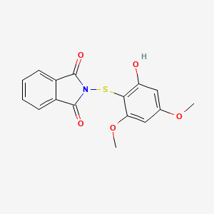 2-[(2-Hydroxy-4,6-dimethoxyphenyl)sulfanyl]-1H-isoindole-1,3(2H)-dione