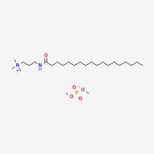 molecular formula C26H57N2O5P B1424827 N,N,N-Trimethyl-3-stearamidopropan-1-aminium dimethyl phosphate CAS No. 27870-96-8