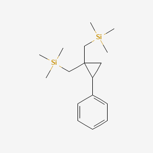 [(2-Phenylcyclopropane-1,1-diyl)bis(methylene)]bis(trimethylsilane)