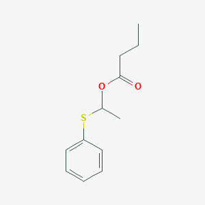 1-(Phenylsulfanyl)ethyl butanoate