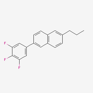 2-Propyl-6-(3,4,5-trifluorophenyl)naphthalene