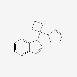 1-[1-(Cyclopenta-2,4-dien-1-yl)cyclobutyl]-1H-indene