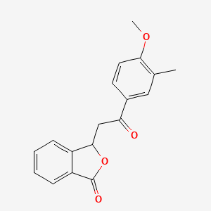 1(3H)-Isobenzofuranone, 3-[2-(4-methoxy-3-methylphenyl)-2-oxoethyl]-