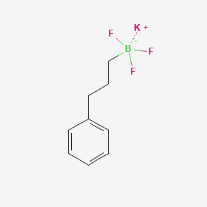 molecular formula C9H11BF3K B1424844 3-苯基丙基三氟硼酸钾 CAS No. 329976-75-2