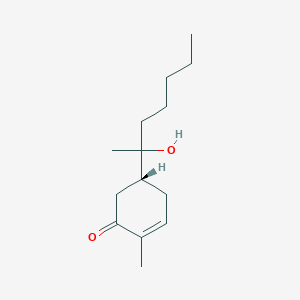 2-Cyclohexen-1-one, 5-(1-hydroxy-1-methylhexyl)-2-methyl-, (5R)-