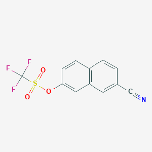 7-Cyano-2-naphthyl trifluoromethanesulfonate