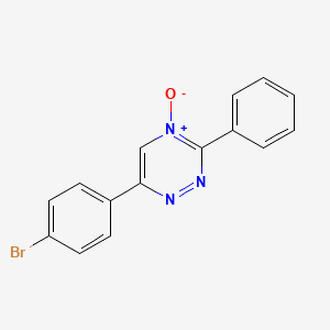 6-(4-Bromophenyl)-4-oxo-3-phenyl-1,2,4lambda~5~-triazine