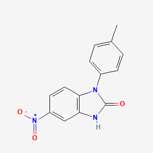 1-(4-Methylphenyl)-5-nitro-1,3-dihydro-2H-benzimidazol-2-one