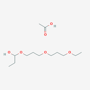 Acetic acid;1-[3-(3-ethoxypropoxy)propoxy]propan-1-ol