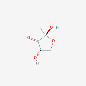 (2S,4S)-2-methyl-2,4-dihydroxydihydrofuran-3-one