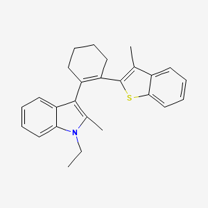 1-Ethyl-2-methyl-3-[2-(3-methyl-1-benzothiophen-2-yl)cyclohex-1-en-1-yl]-1H-indole