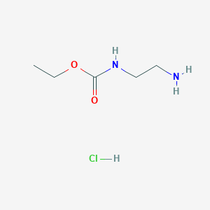 molecular formula C5H13ClN2O2 B1424873 N-(2-氨基乙基)氨基甲酸乙酯盐酸盐 CAS No. 1258639-97-2