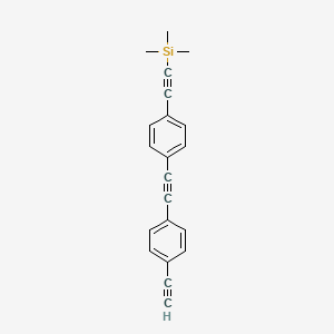 ({4-[(4-Ethynylphenyl)ethynyl]phenyl}ethynyl)(trimethyl)silane