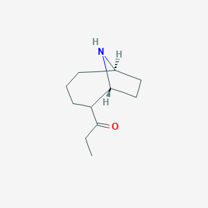 1-[(1R,6R)-9-Azabicyclo[4.2.1]nonan-2-yl]propan-1-one