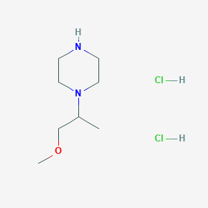 B1424894 1-(1-Methoxypropan-2-yl)piperazine dihydrochloride CAS No. 1258640-14-0
