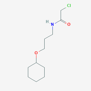 molecular formula C11H20ClNO2 B1424913 2-氯-N-[3-(环己氧基)丙基]乙酰胺 CAS No. 91354-73-3