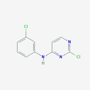 molecular formula C10H7Cl2N3 B1424922 2-氯-N-(3-氯苯基)嘧啶-4-胺 CAS No. 260045-66-7