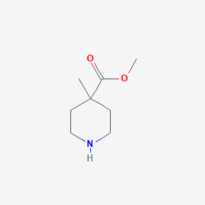 molecular formula C8H15NO2 B1424932 4-甲基哌啶-4-甲酸甲酯 CAS No. 892493-16-2