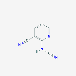 molecular formula C7H4N4 B1424940 (3-氰基吡啶-2-基)氰胺 CAS No. 1255147-36-4