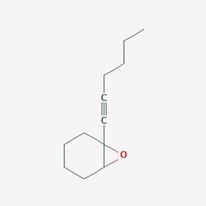 7-Oxabicyclo[4.1.0]heptane, 1-(1-hexynyl)-