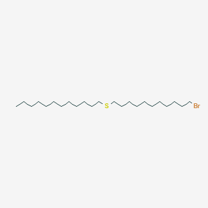 1-[(11-Bromoundecyl)sulfanyl]dodecane