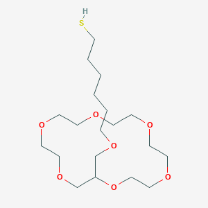 6-[(1,4,7,10,13,16-Hexaoxacyclooctadecan-2-yl)methoxy]hexane-1-thiol