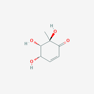 (4S,5S,6R)-4,5,6-trihydroxy-6-methylcyclohex-2-en-1-one