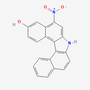 3-Hydroxy-5-nitro-7H-dibenzo(c,g)carbazole