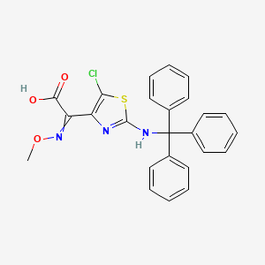 (Z)-2-(5-Chloro-2-(tritylamino)thiazol-4-YL)-2-methoxyiminoacetic acid