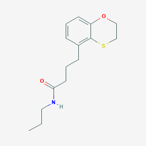 4-(2,3-Dihydro-1,4-benzoxathiin-5-YL)-N-propylbutanamide