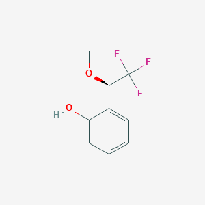 2-[(1R)-2,2,2-trifluoro-1-methoxyethyl]phenol