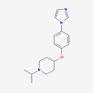 Piperidine, 4-[4-(1H-imidazol-1-yl)phenoxy]-1-(1-methylethyl)-