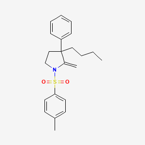 3-Butyl-1-(4-methylbenzene-1-sulfonyl)-2-methylidene-3-phenylpyrrolidine