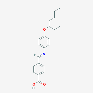 4-[(E)-({4-[(Heptan-3-yl)oxy]phenyl}imino)methyl]benzoic acid