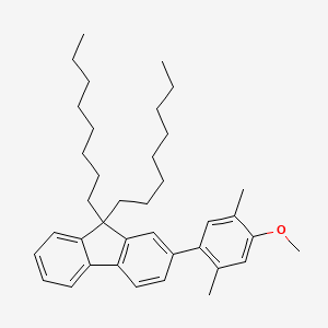 2-(4-Methoxy-2,5-dimethylphenyl)-9,9-dioctyl-9H-fluorene