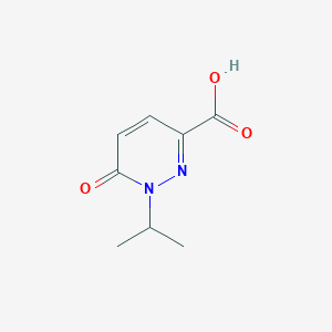 molecular formula C8H10N2O3 B1424973 1-异丙基-6-氧代-1,6-二氢哒嗪-3-甲酸 CAS No. 778594-18-6