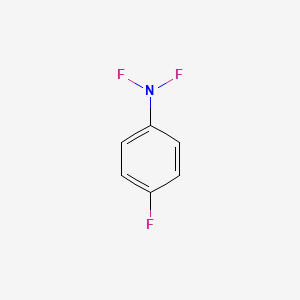 molecular formula C6H4F3N B14249731 N,N,4-trifluoroaniline CAS No. 204757-18-6