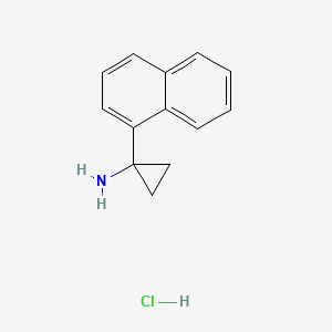 B1424984 1-Naphthalen-1-yl-cyclopropylamine hydrochloride CAS No. 1215654-02-6