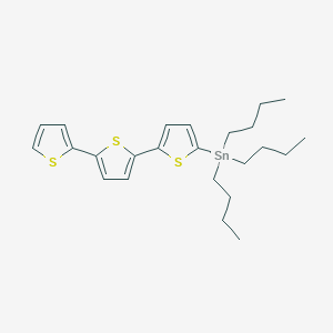 Tributyl-[5-(5-thiophen-2-ylthiophen-2-yl)thiophen-2-yl]stannane