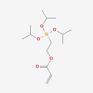 2-{Tris[(propan-2-yl)oxy]silyl}ethyl prop-2-enoate