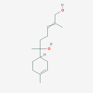 molecular formula C15H26O2 B14249920 2-Methyl-6-(4-methylcyclohex-3-en-1-yl)hept-2-ene-1,6-diol CAS No. 189371-58-2