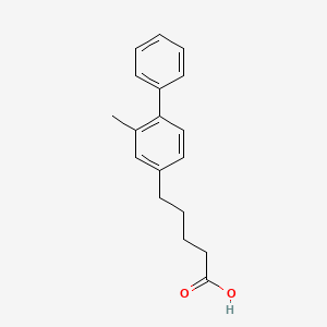 [1,1'-Biphenyl]-4-pentanoic acid, 2-methyl-