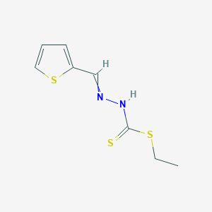 Ethyl 2-[(thiophen-2-yl)methylidene]hydrazine-1-carbodithioate