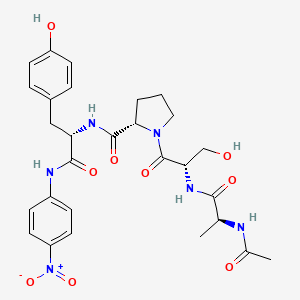 N-Acetyl-L-alanyl-L-seryl-L-prolyl-N-(4-nitrophenyl)-L-tyrosinamide